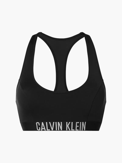 Calvin Klein Fürdőruha HU723332 | Calvin Klein Intense Power Bralette Női Bikini Felső Fekete